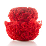 Garrucha Gaze Plissee Band 4'5cm Rot - Ribes y Casals