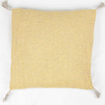 Rustikales gelbes dekoratives Kissen 45x45cm - Ribes y Casals
