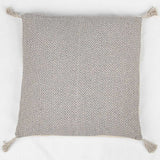 Dekoratives rustikales graues Kissen 45x45cm - Ribes y Casals