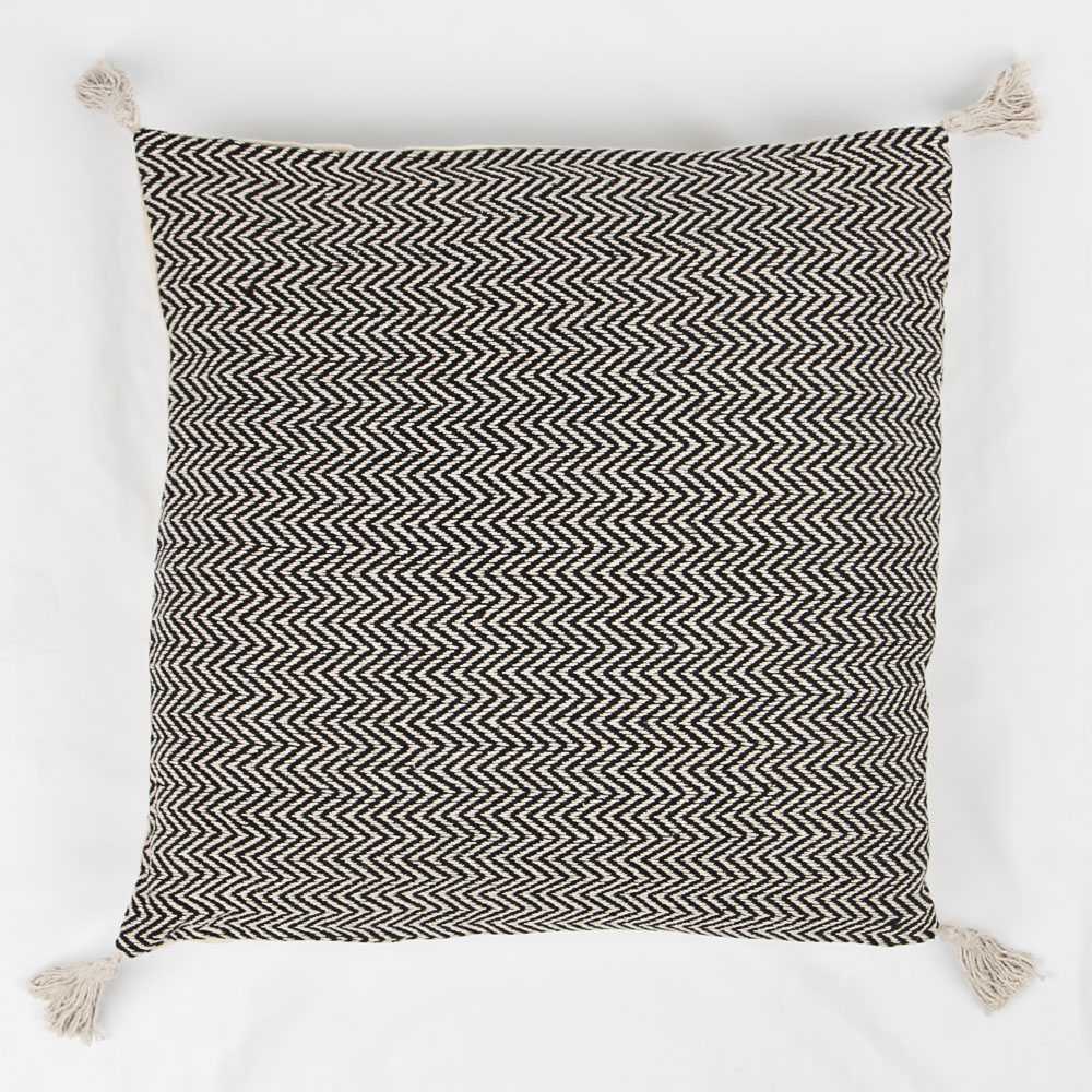 Dekoratives Rustikales Schwarzes Kissen 45x45cm - Ribes y Casals