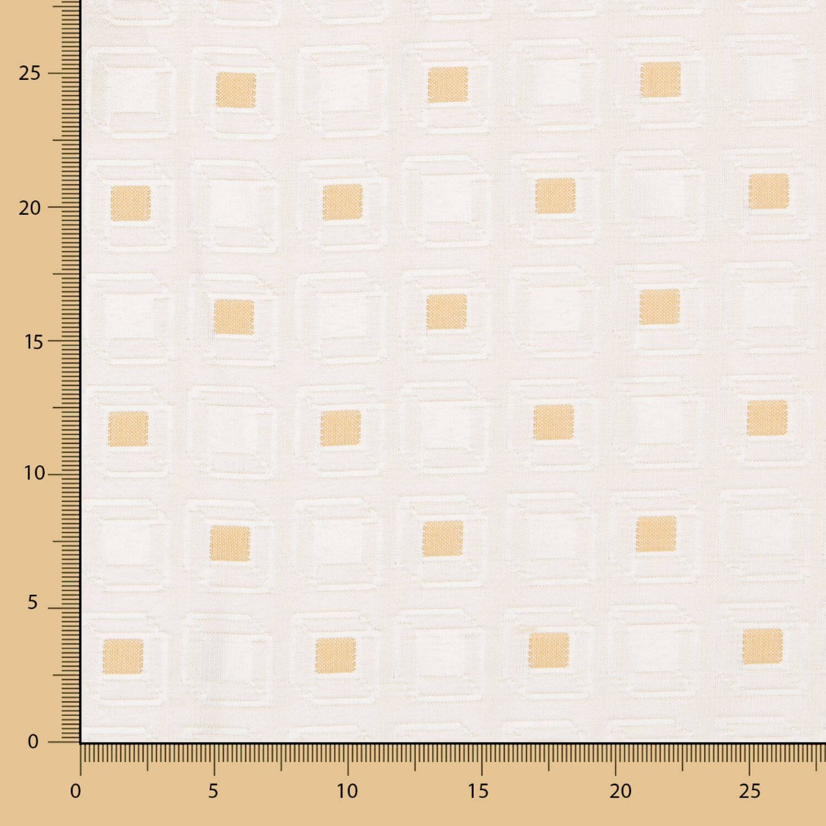 Tagesdecke Cubic Gold Ecru - Ribes y Casals