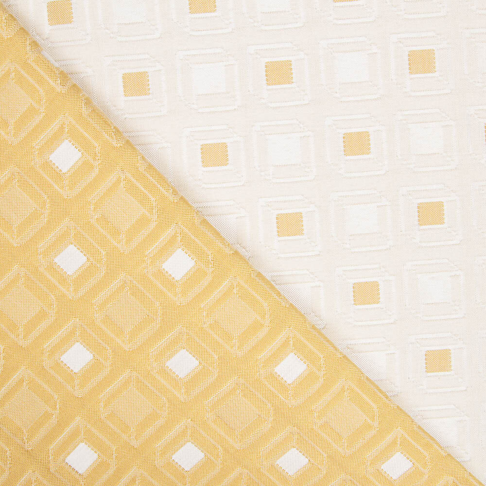 Tagesdecke Cubic Gold Ecru - Ribes y Casals