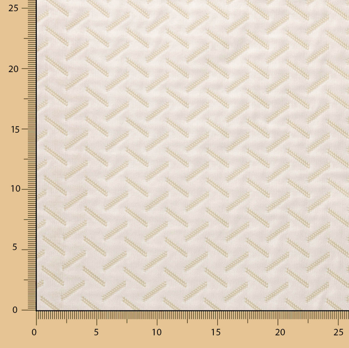 Stoff Quilt Zig Zag Hellgrün - Ribes y Casals