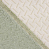 Stoff Quilt Zig Zag Hellgrün - Ribes y Casals