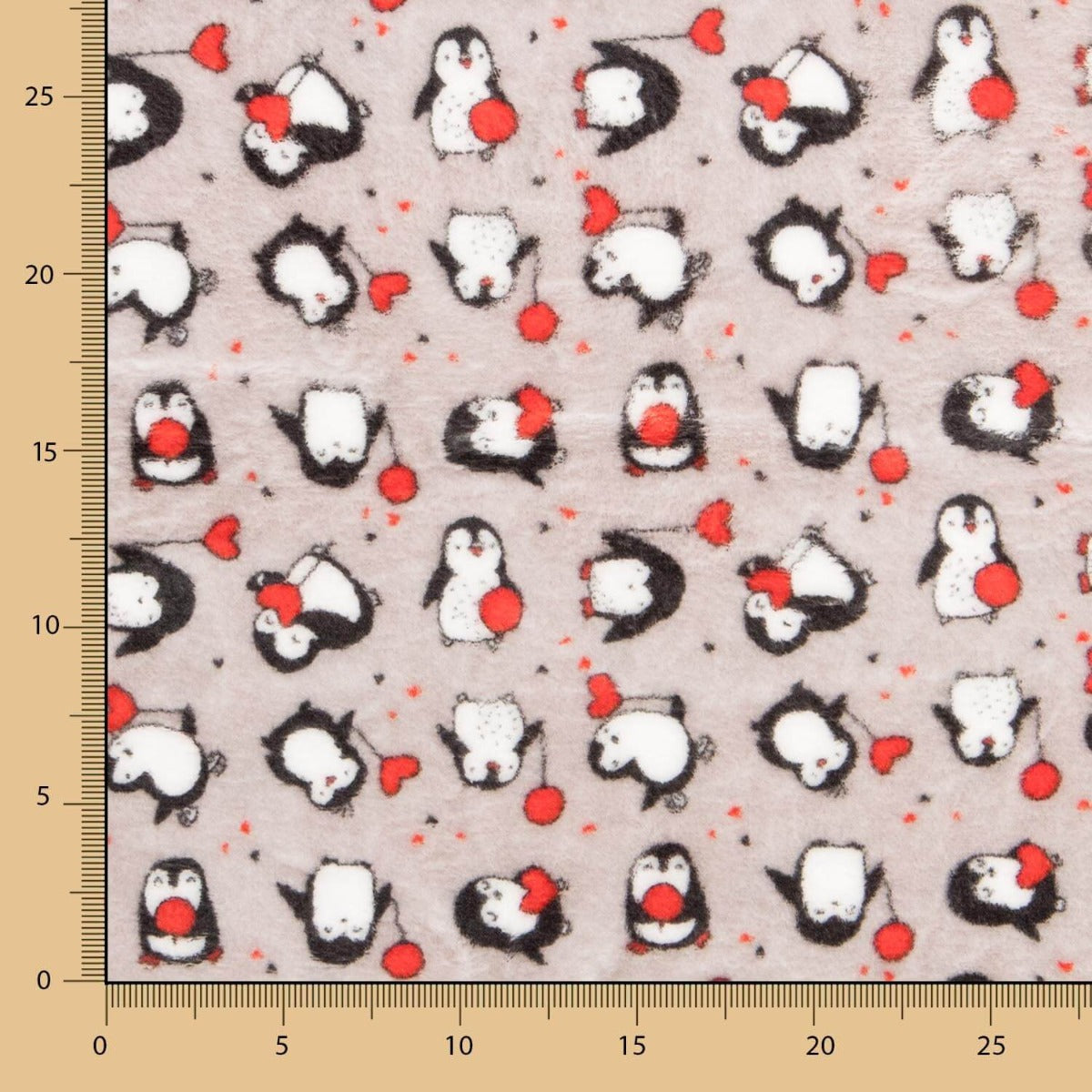 Coralina Penguin Grau Doppelseitig - Ribes y Casals