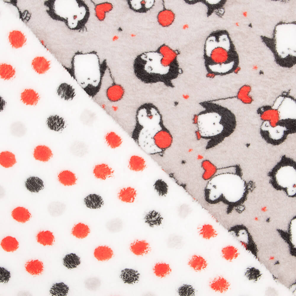 Coralina Penguin Grau Doppelseitig - Ribes y Casals
