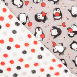Coralina Penguin Grau Doppelseitig - Ribes y Casals