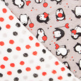 Coralina Penguin Grau Doppelseitig - Ribes y Casals