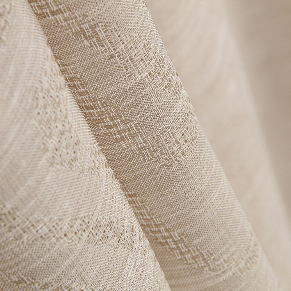 Geometrischer Jacquard-Vorhang in Beige - Ribes y Casals