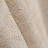 Geometrischer Jacquard-Vorhang in Beige - Ribes y Casals