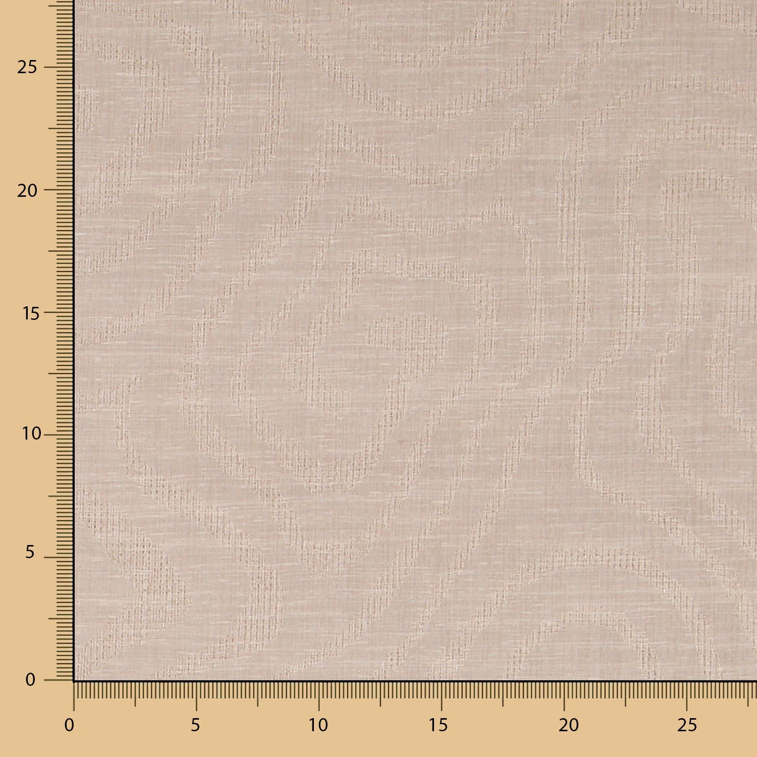Geometrischer Jacquard-Vorhang in Beige - Ribes y Casals