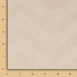 Beige Zickzack Vorhang - Ribes y Casals