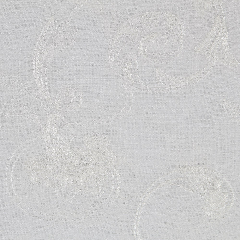 Vorhang Ecru Gestickte Spiralen - Ribes y Casals