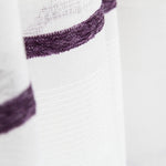 Fliederfarbener gestreifter Jacquard-Vorhang - Ribes y Casals
