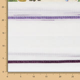 Fliederfarbener gestreifter Jacquard-Vorhang - Ribes y Casals