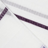 Fliederfarbener gestreifter Jacquard-Vorhang - Ribes y Casals