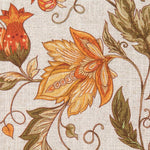 Rustikaler Vorhang Cretona Orange - Ribes y Casals