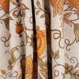 Rustikaler Vorhang Cretona Orange - Ribes y Casals