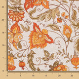 Rustikaler Vorhang Cretona Orange - Ribes y Casals