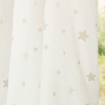 Polyester Gardine Sterne Weiß - Ribes y Casals