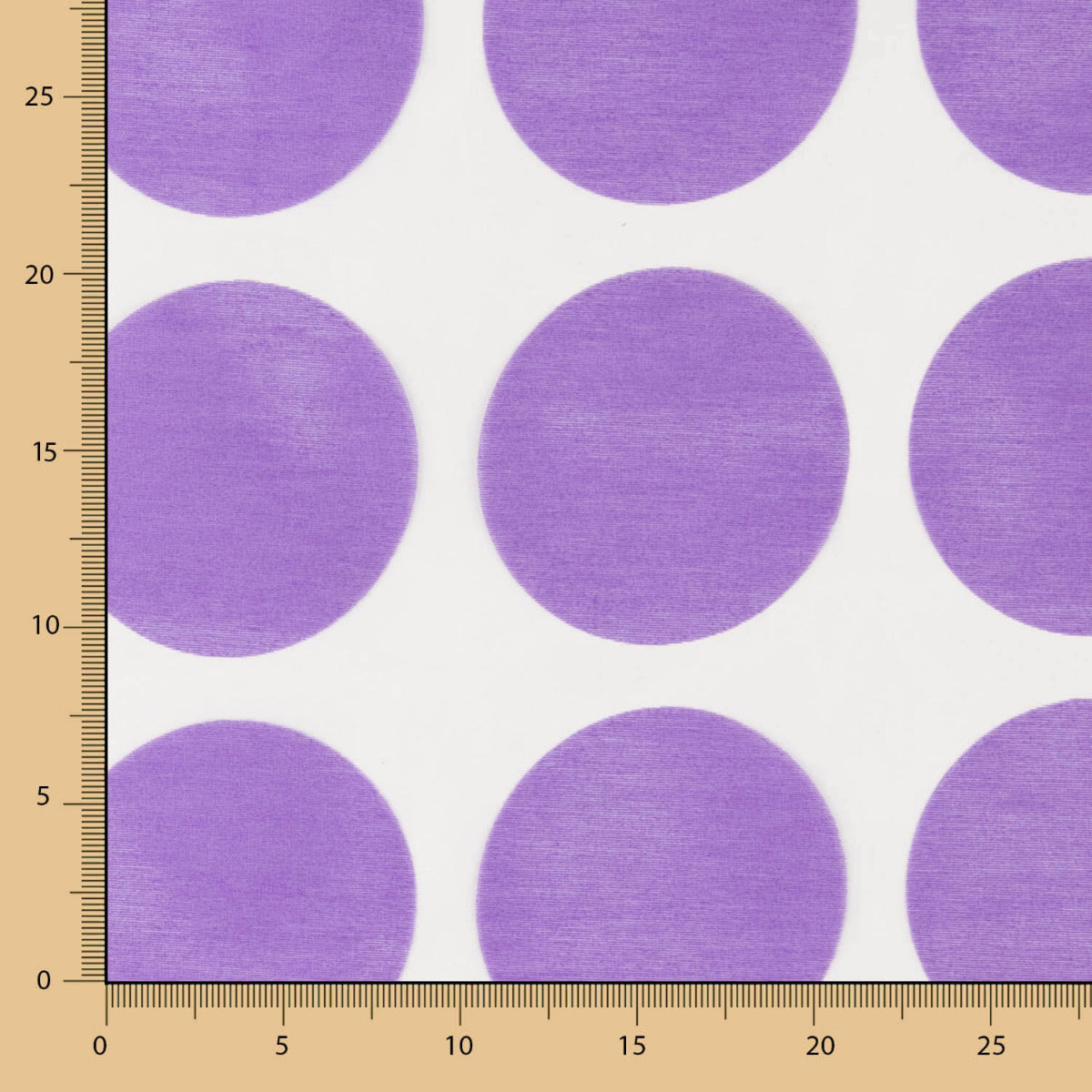 Reststück Vorhangstoff mit geometrischem Muster in Lila – verschiedene Maße x Breite 300 cm - Ribes y Casals