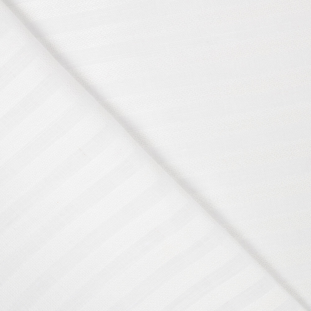Jacquard Vorhang Retale Weiß Gestreift 175x300 cm - Ribes y Casals