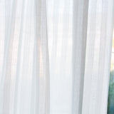 Jacquard Vorhang Retale Weiß Gestreift 175x300 cm - Ribes y Casals