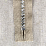 Beige Metallic-Reißverschluss 12CM - Ribes y Casals