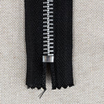 Schwarzer Metall-Reißverschluss 12CM - Ribes y Casals