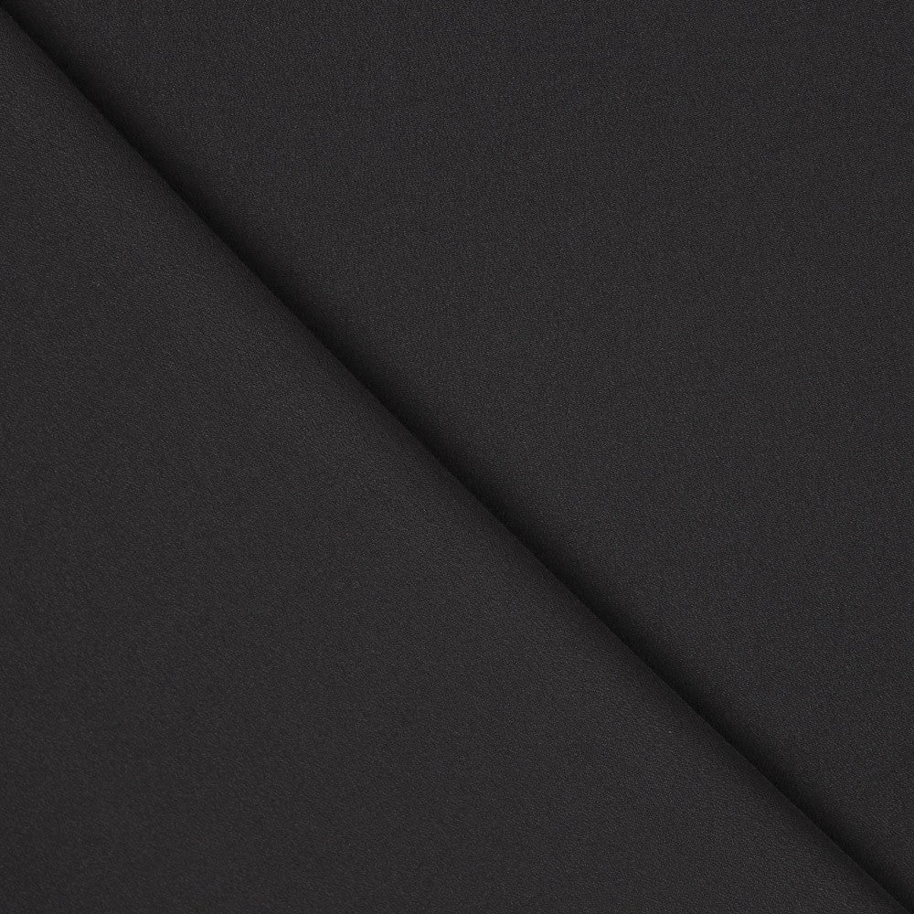 Feiner Polyester-Krepp Schwarz - Ribes y Casals