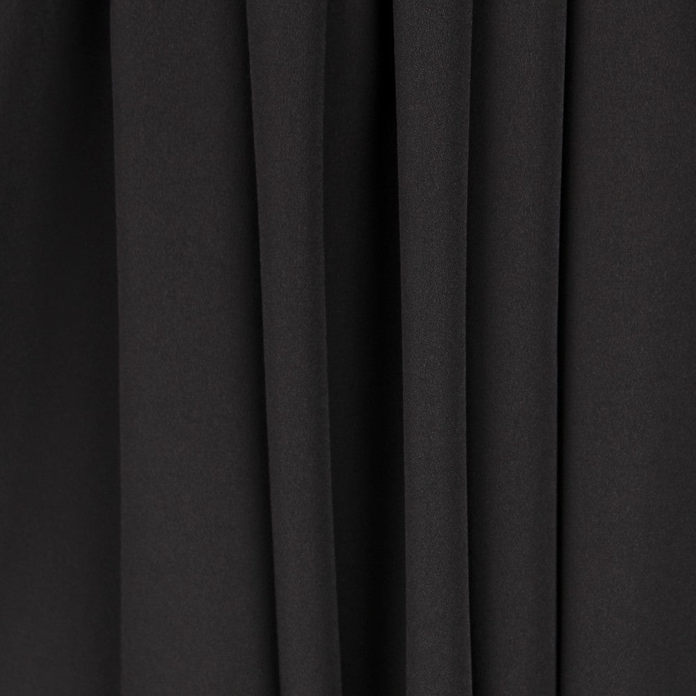Feiner Polyester-Krepp Schwarz - Ribes y Casals