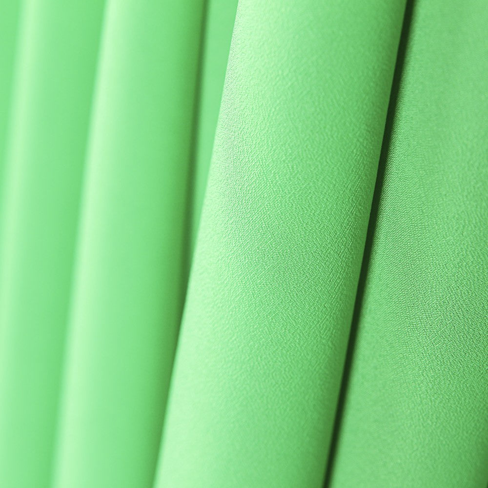 Feiner Polyester-Krepp Grün - Ribes y Casals