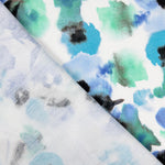 Polyester Abstrakt Gestrickt Polyester Abstrakt Blau - Ribes y Casals