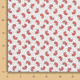 Krepp Polyester Mini Kaschmir Weiß - Ribes y Casals