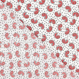 Krepp Polyester Mini Kaschmir Weiß - Ribes y Casals