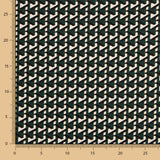 Trigonometrischer Polyester-Krepp grün - Ribes y Casals