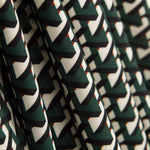 Trigonometrischer Polyester-Krepp grün - Ribes y Casals