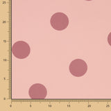 Polyester Krepp Polyester Ton in Ton Rosa - Ribes y Casals