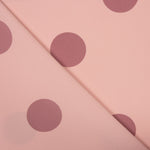Polyester Krepp Polyester Ton in Ton Rosa - Ribes y Casals