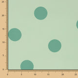 Polyester Krepp Polyester Ton in Ton Aqua Grün - Ribes y Casals