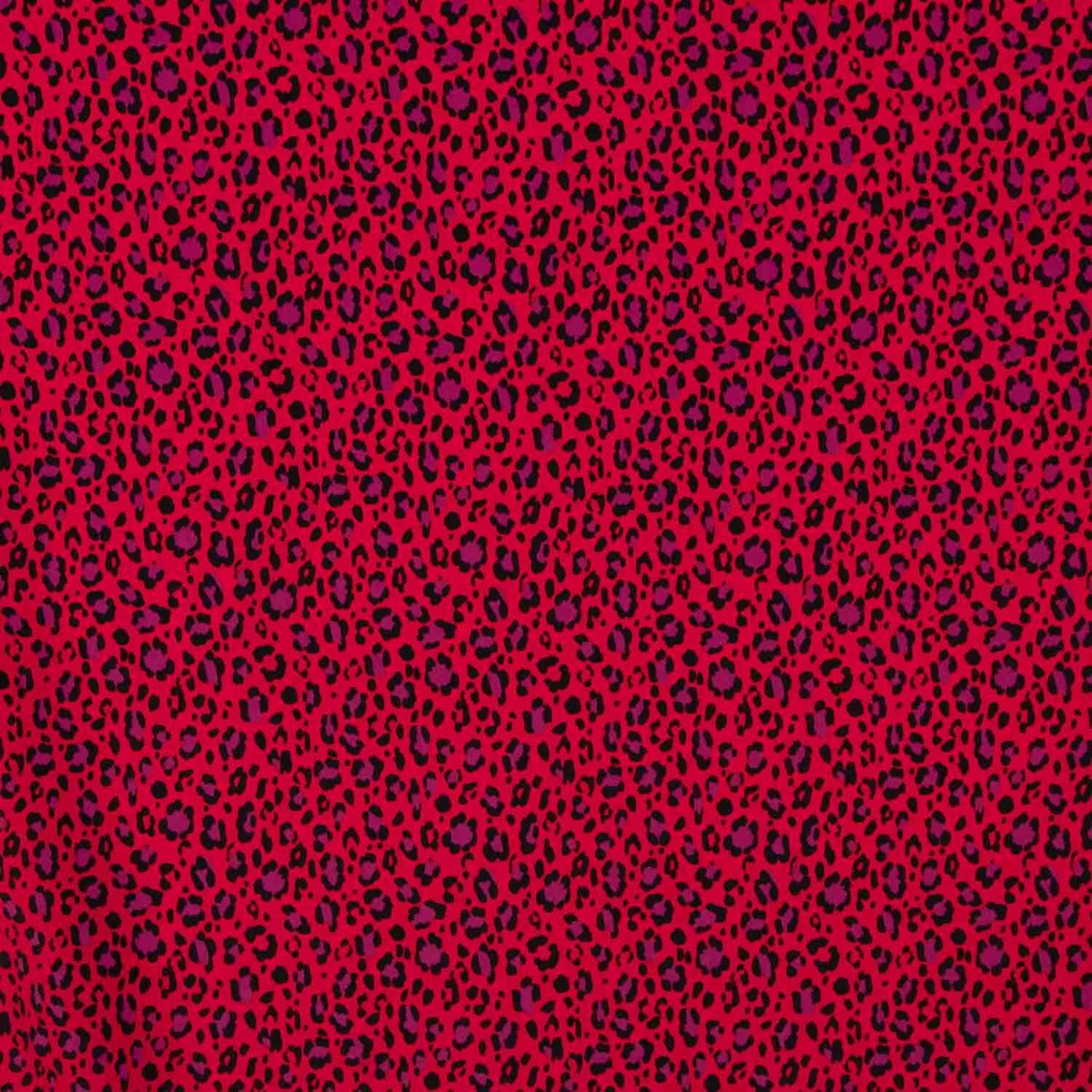 Polyester Krepp Rot Wild - Ribes y Casals
