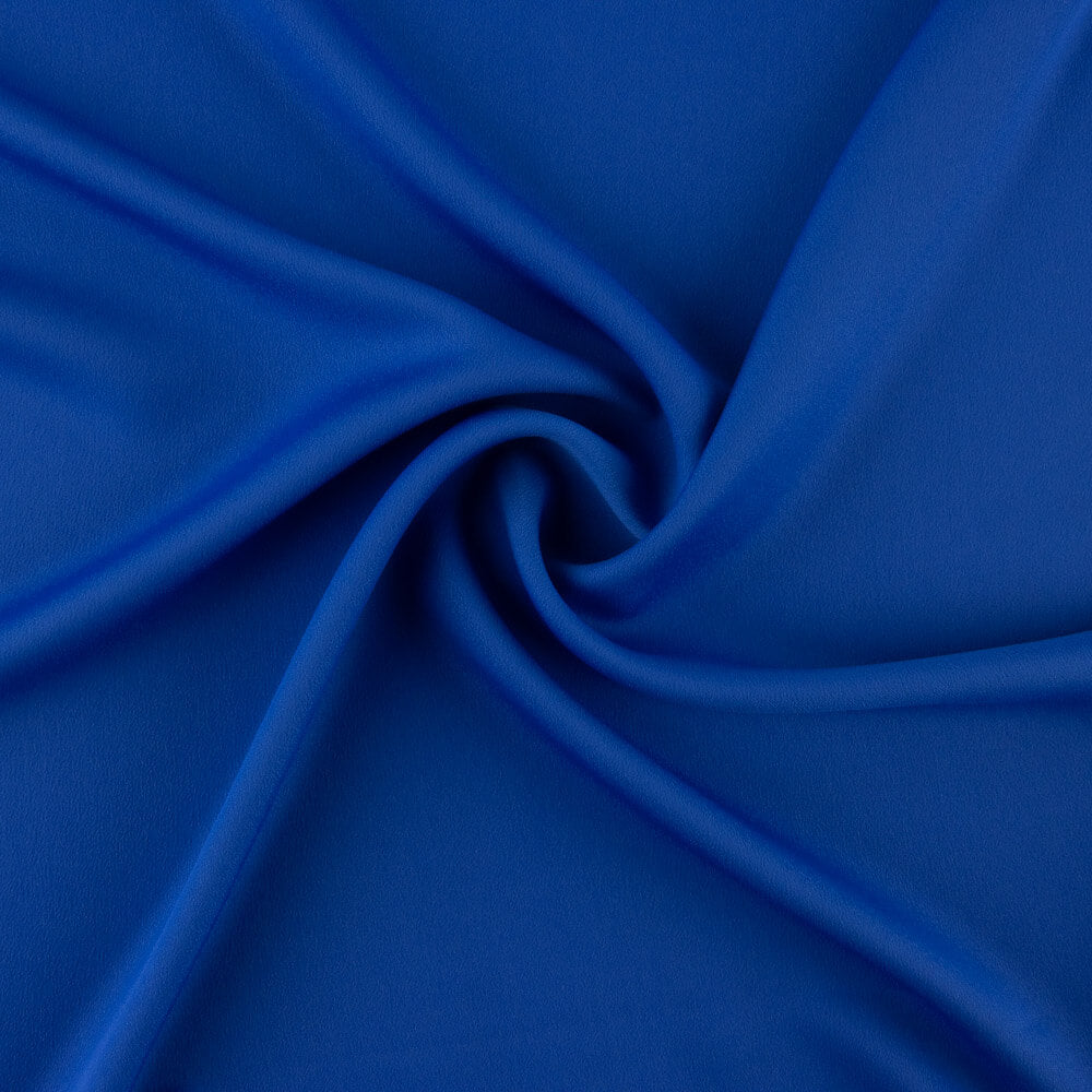 Feinsatin Krepp Blau - Ribes y Casals