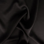 Schwarzer Feinsatin-Krepp - Ribes y Casals