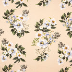 Krepp Viskose Floral Beige - Ribes y Casals