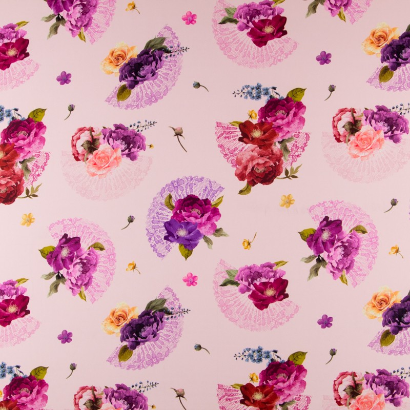 Krepp Andalusien Rosa - Ribes y Casals