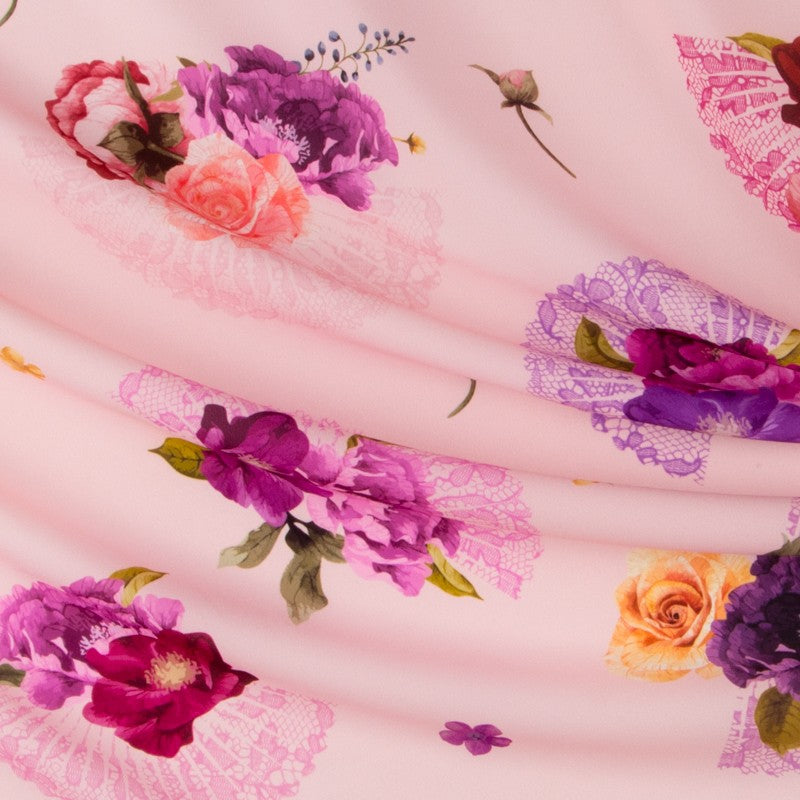 Krepp Andalusien Rosa - Ribes y Casals