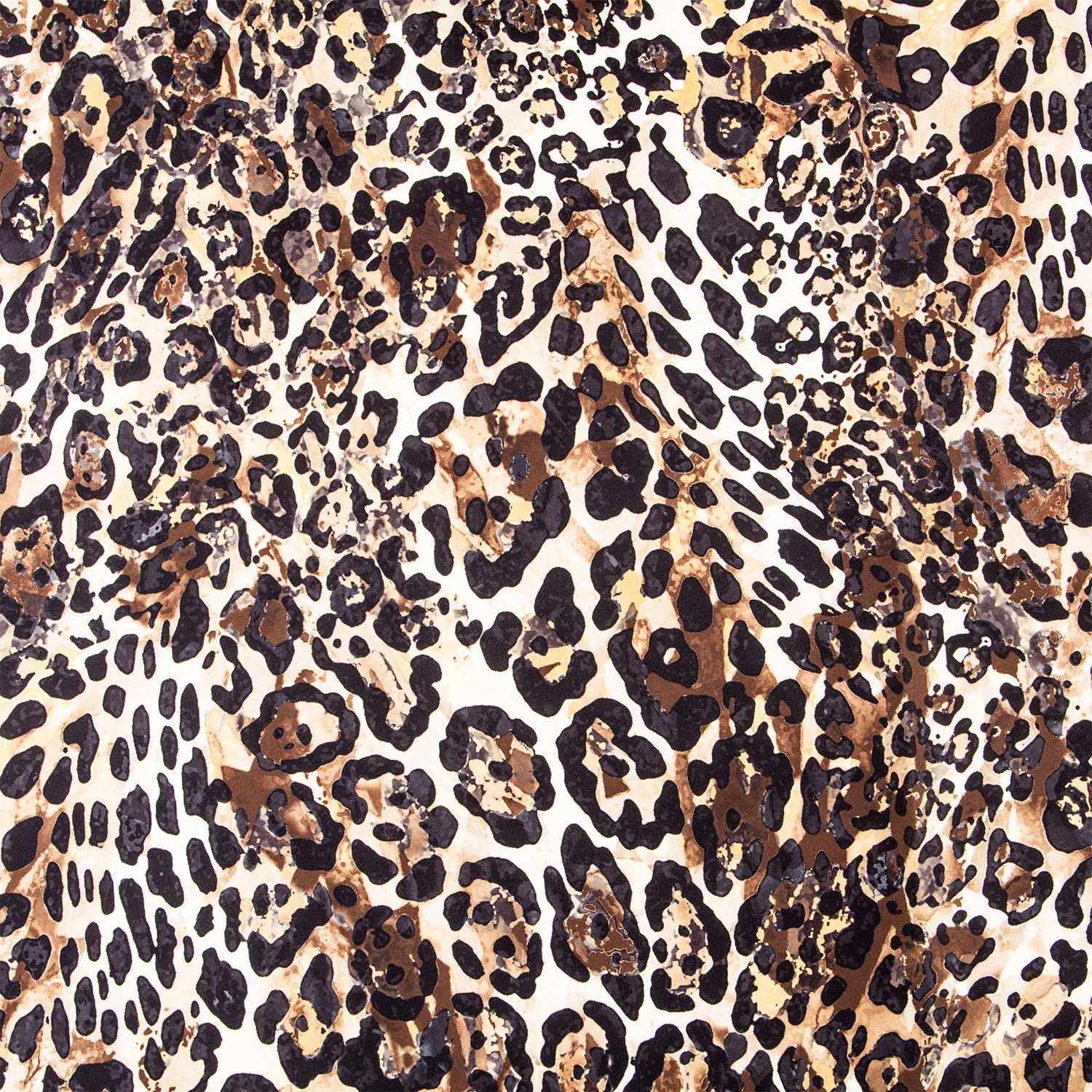Tiermuster Leopard Krepp - Ribes y Casals