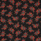 Schwarzer Bouquet-Krepp - Ribes y Casals