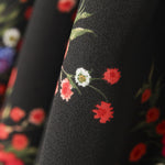 Schwarzer Bouquet-Krepp - Ribes y Casals