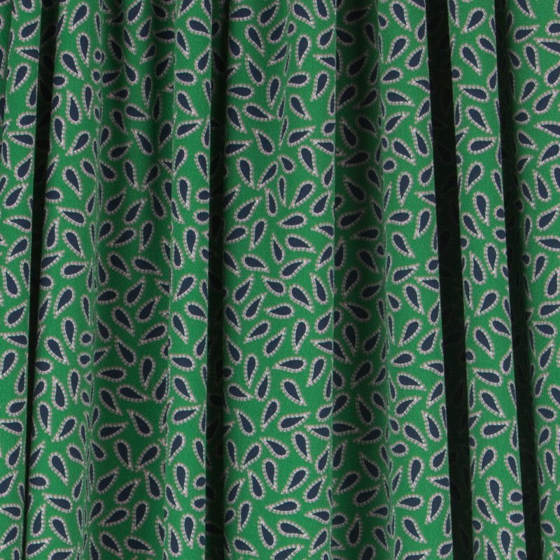 Grüner Kaschmirkrepp - Ribes y Casals